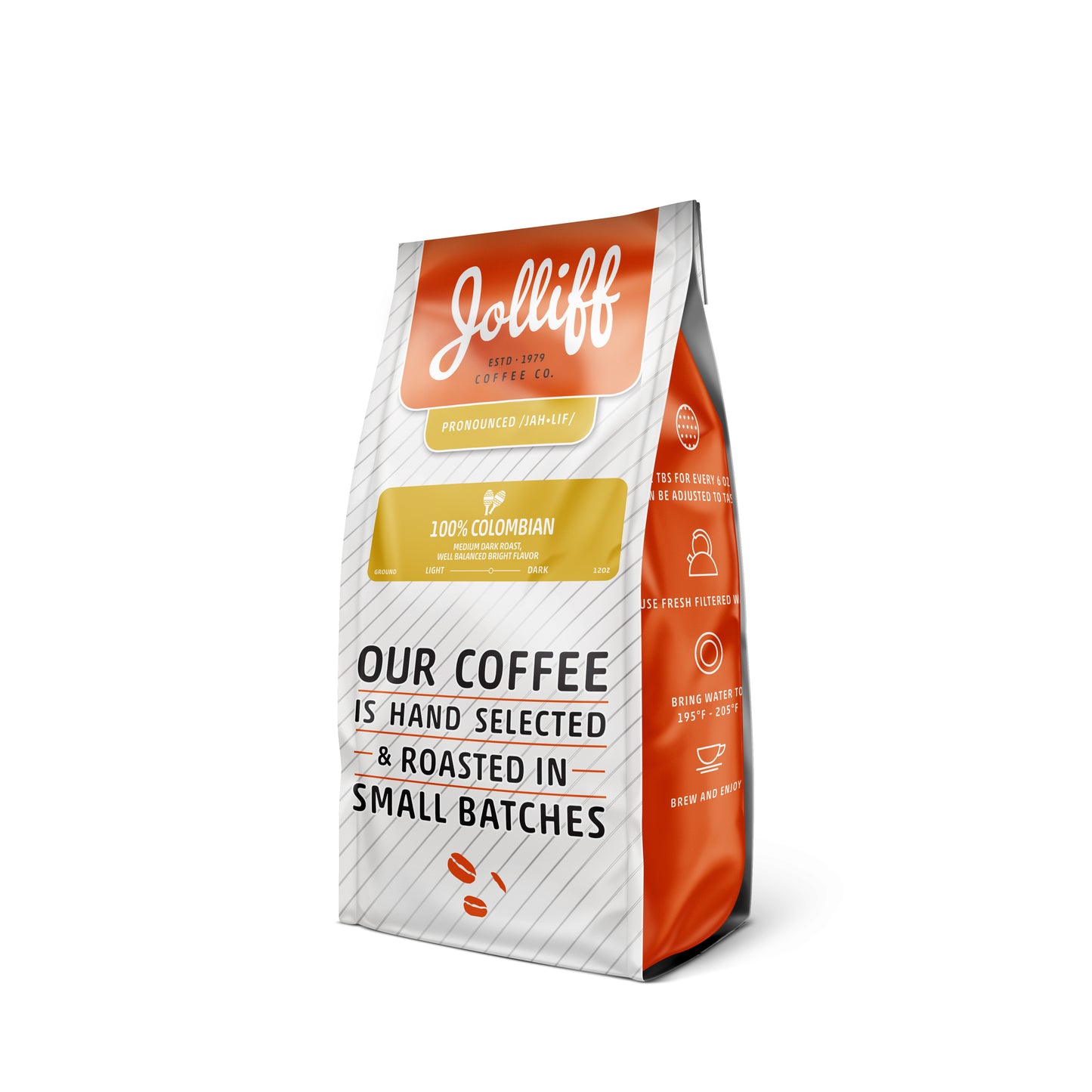 JOLLIFF COFFEE 100% COLOMBIAN