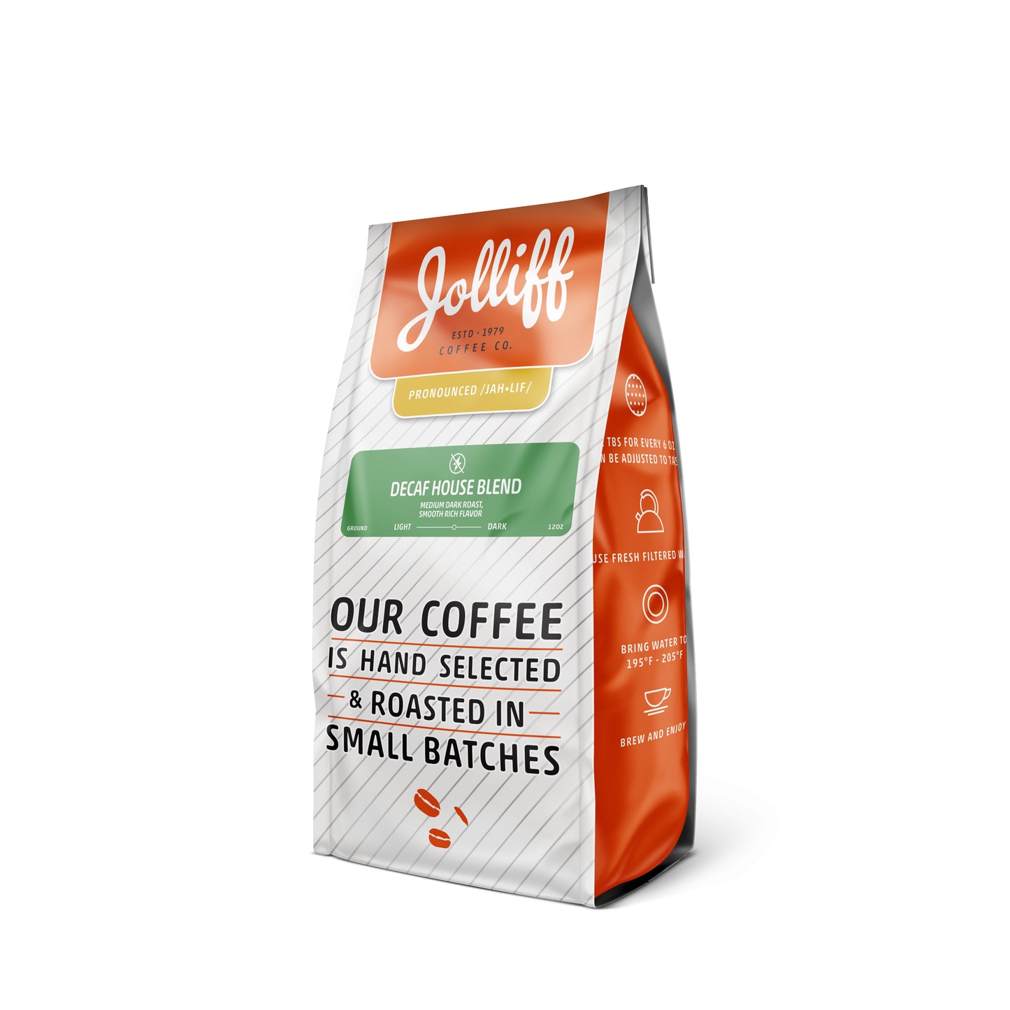 JOLLIFF COFFEE DECAF HOUSE BLEND