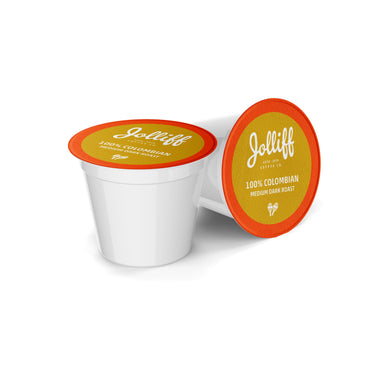 JOLLIFF COFFEE 100% COLOMBIAN - 24 SINGLE CUPS